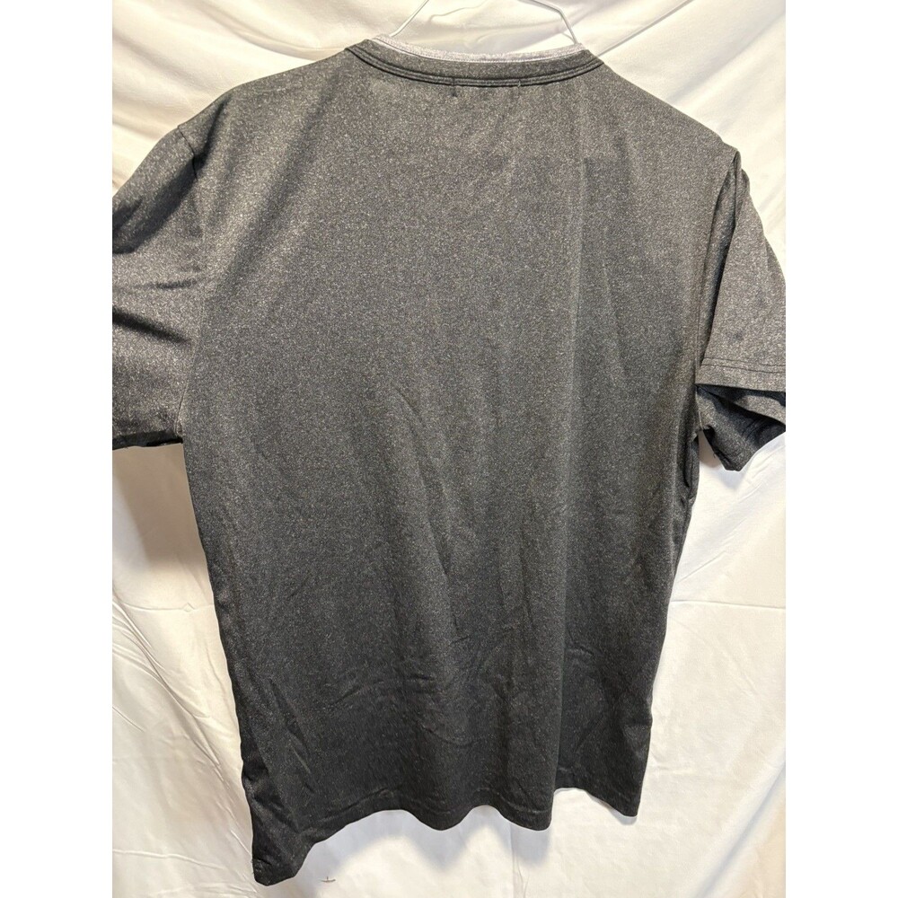 Dark Grey Derminpro Short Sleeve Partial Button Up Shirt Men’s Size medium